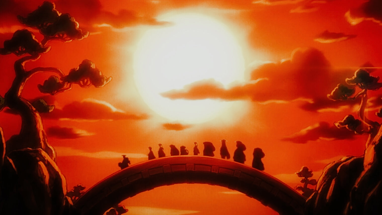 9 fourreaux rouges wano kuni one piece