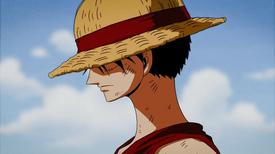 The straw hat of Luffy in One Piece