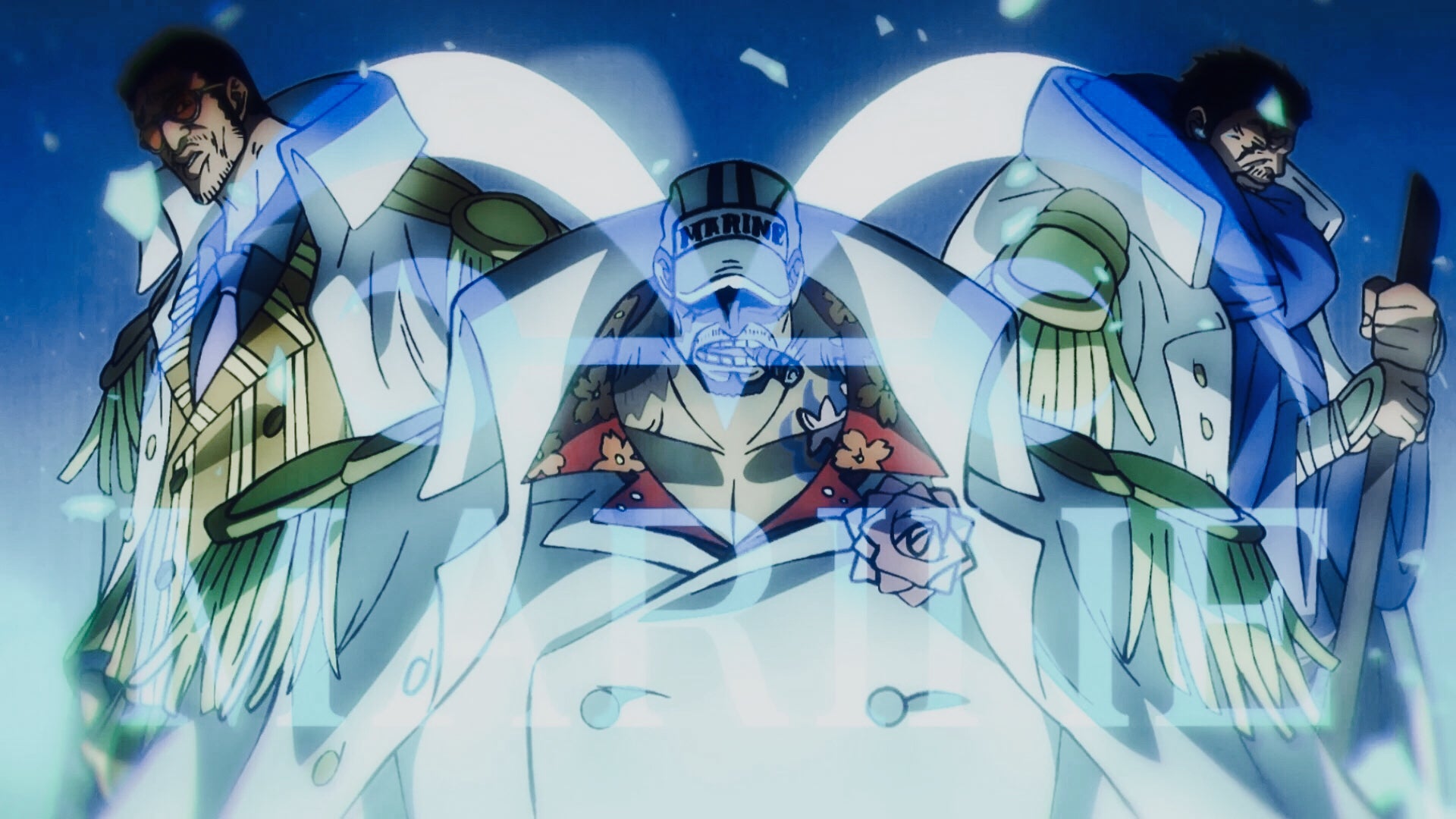 membre marine amiraux one piece