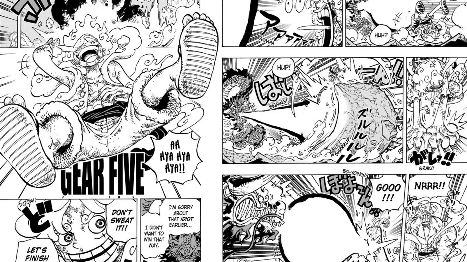 luffy gear 5 manga scan one piece