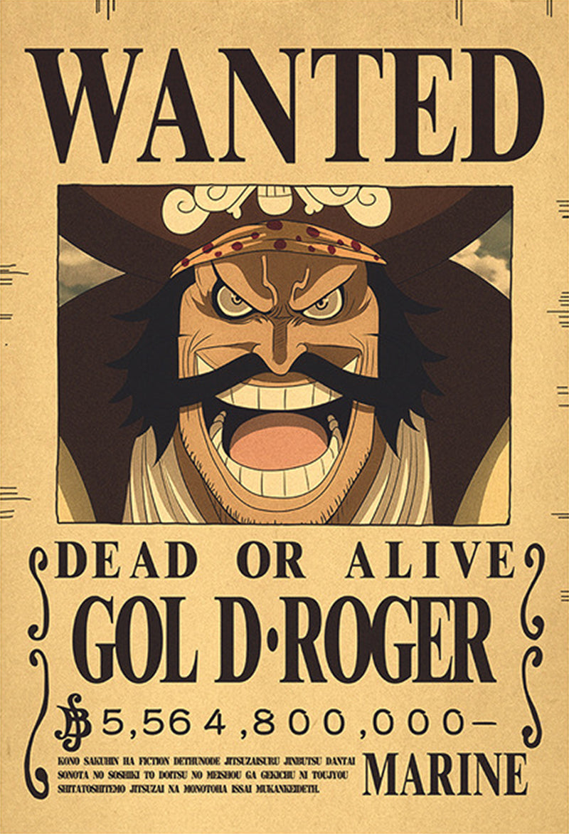 One Piece Wanted Poster - Gol D. Roger
