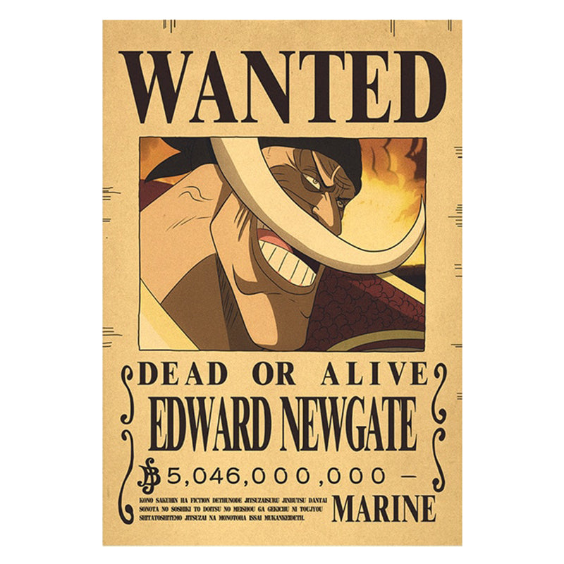 One Piece Wanted Poster - Edward Newgate Whitebeard