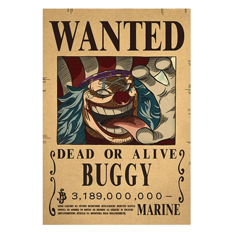 One Piece Wanted Poster - Baggy Emperor