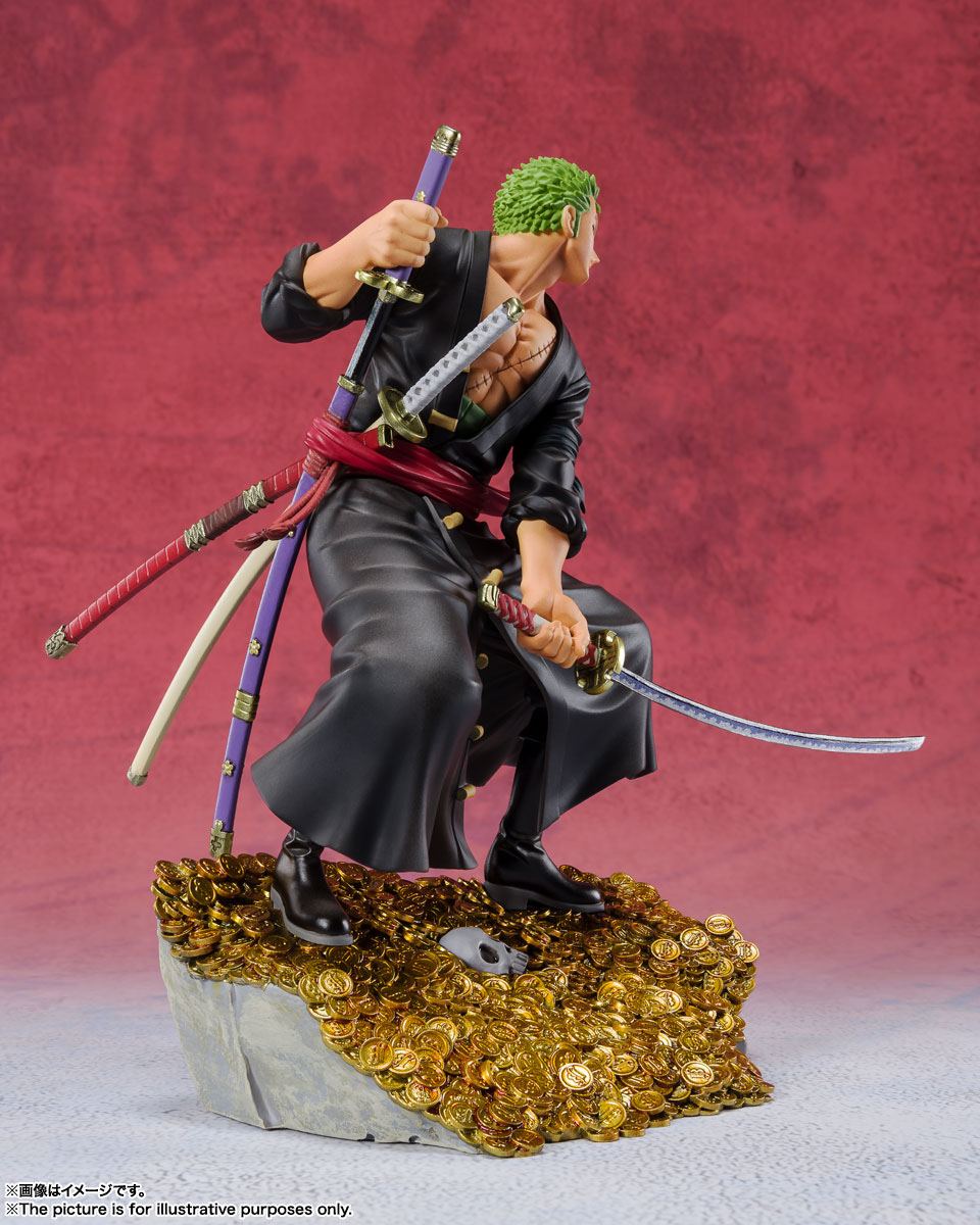 One Piece Figure - Roronoa Zoro Figuarts Zero 100WT Daikaizoku Hyakkei
