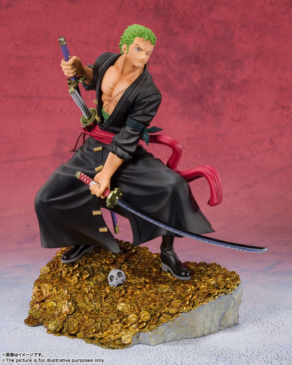 One Piece Figure - Roronoa Zoro Figuarts Zero 100WT Daikaizoku Hyakkei