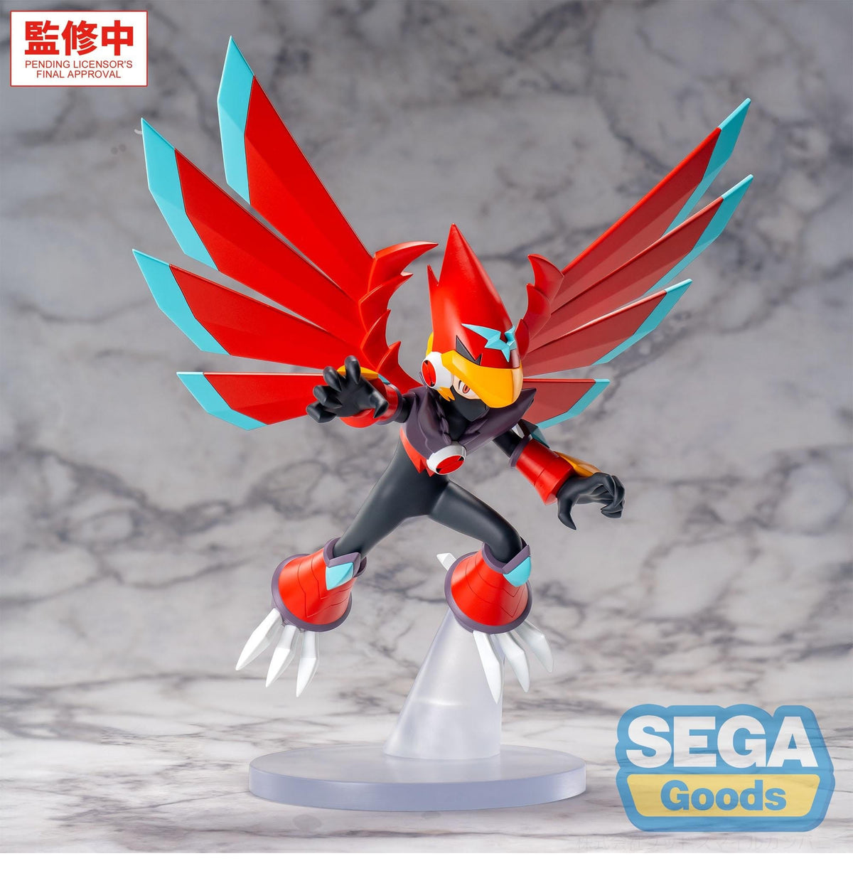 Figurine Mega Man Battle Network - Mega Man Falzar Beast Luminasta - vue 3