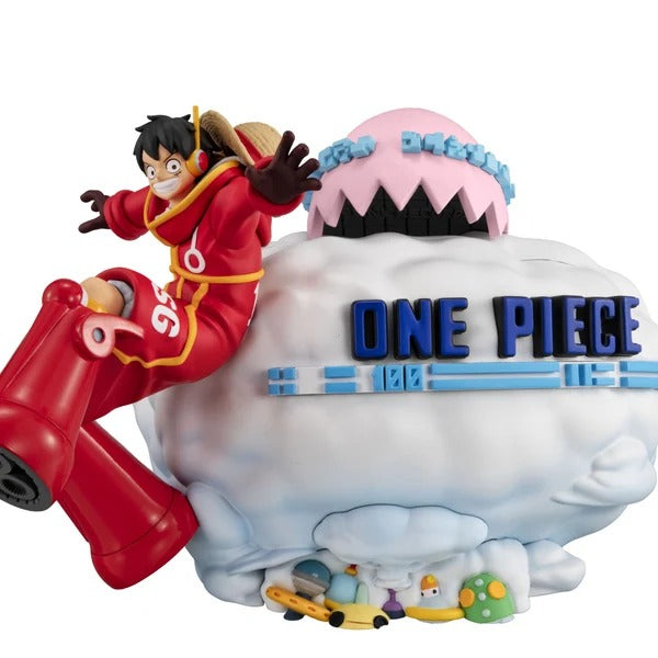 Figurine One Piece Monkey D. Luffy Egghead CharaBank