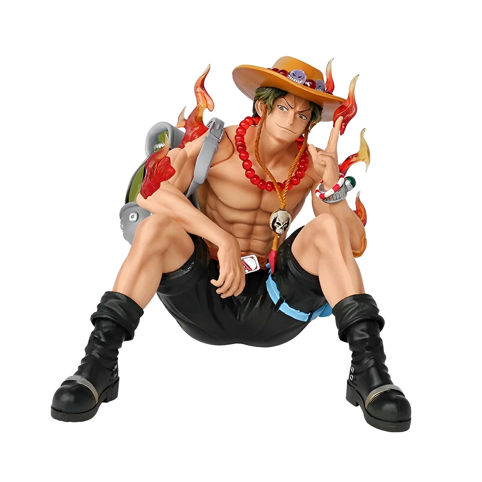 Figurine One Piece - Ace Assis Modulable