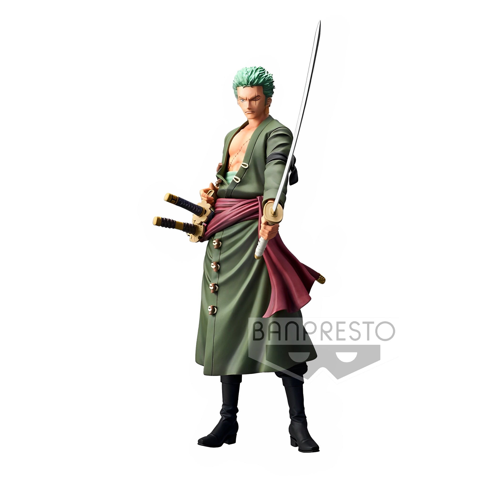 One Piece Figure - Roronoa Zoro Grandista Nero
