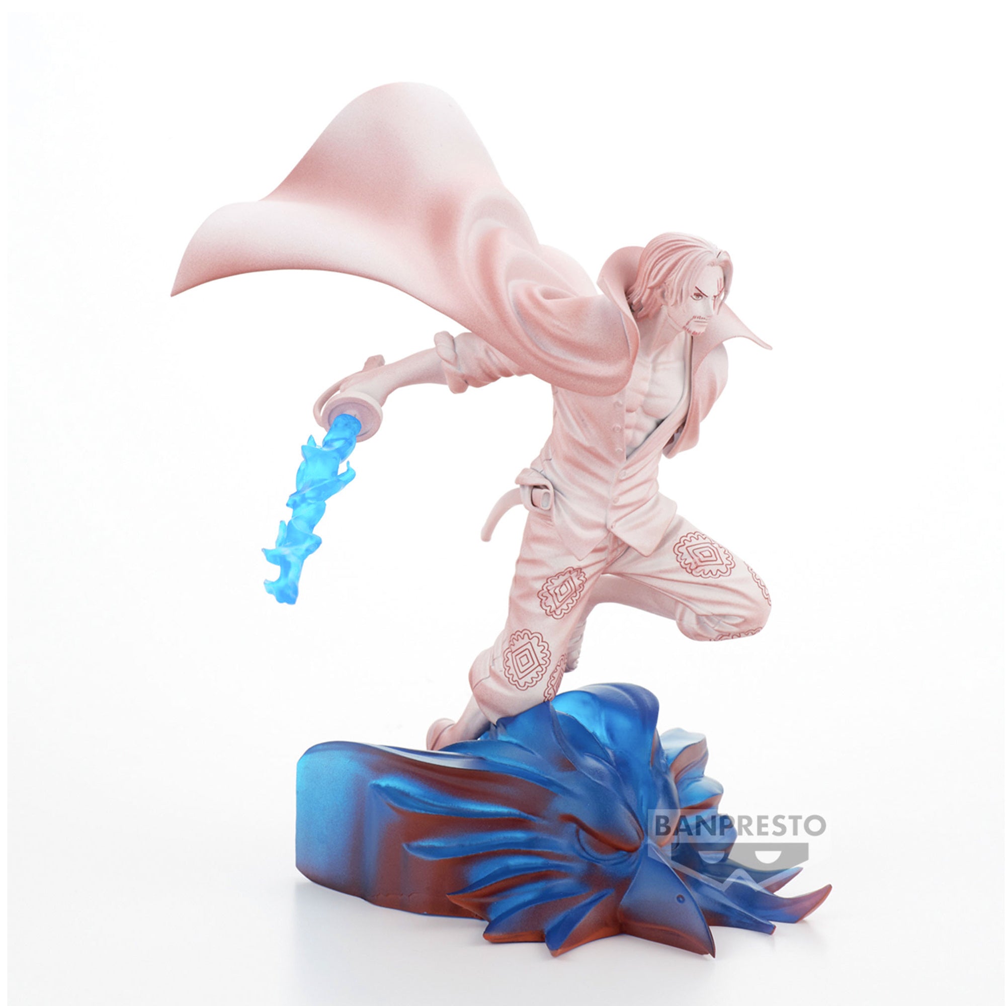 One Piece Figure - Monkey D. Luffy & Shanks Senkozekkei Film Red