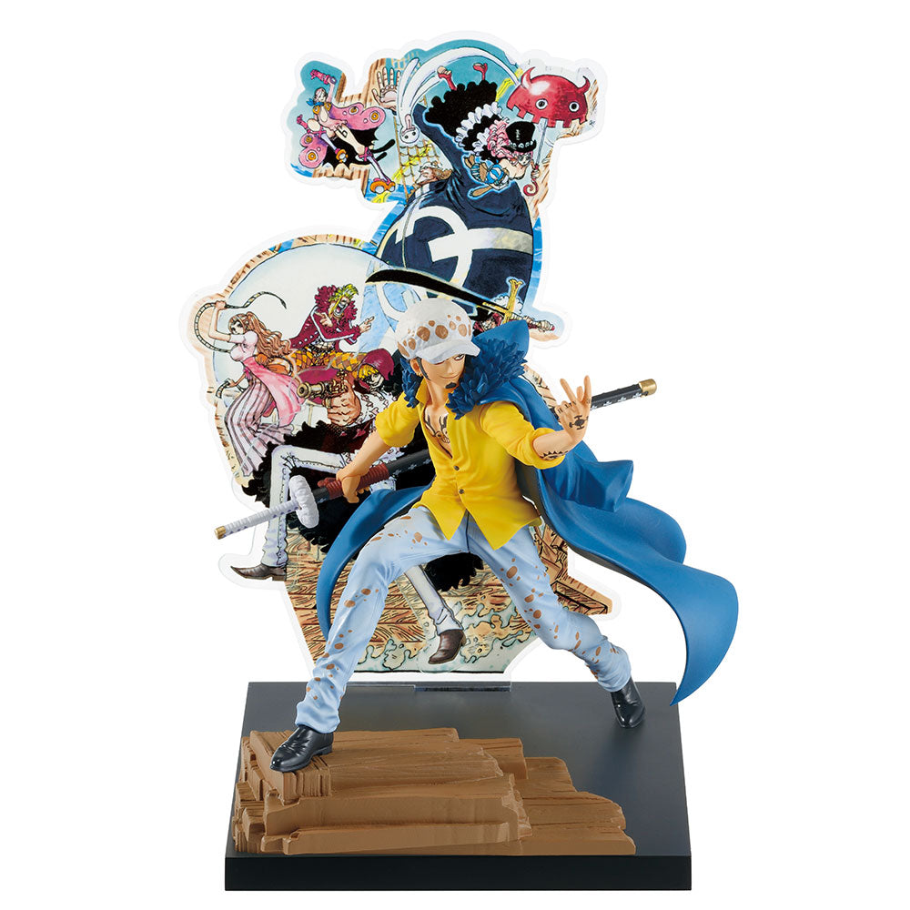 One Piece Figure - Trafalgar Law Ichiban Kuji WT100 Memorial Eiichiro Oda Draws Great Pirate