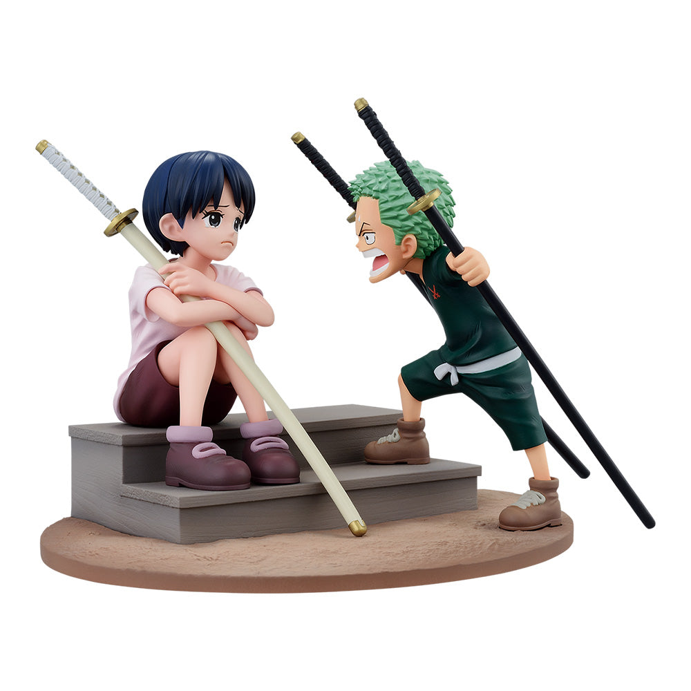 One Piece Figure - Zoro & Kuina Ichiban Kuji Road to Dawn Revible Moment