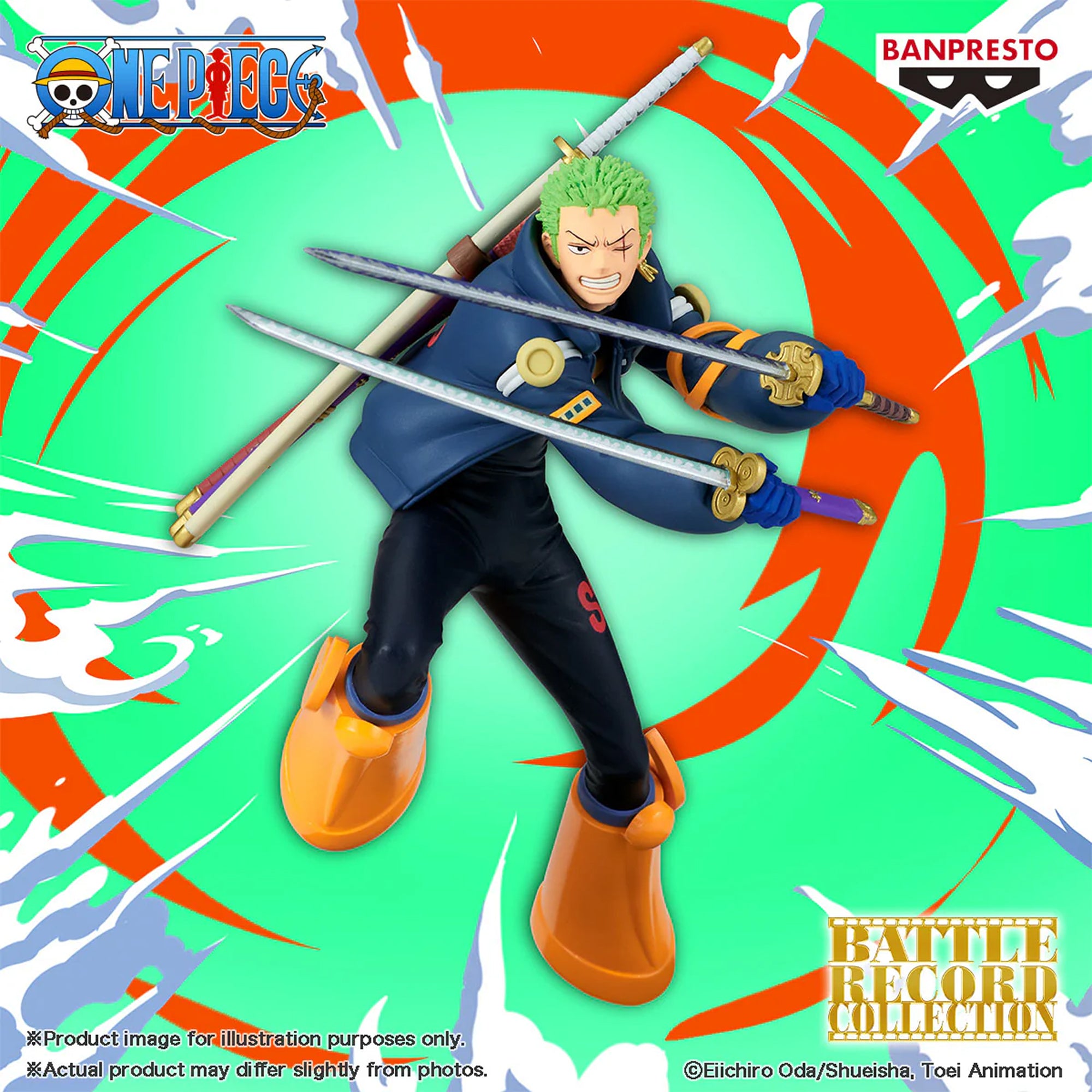 Figurine One Piece - Roronoa Zoro Battle Record Collection EggHead