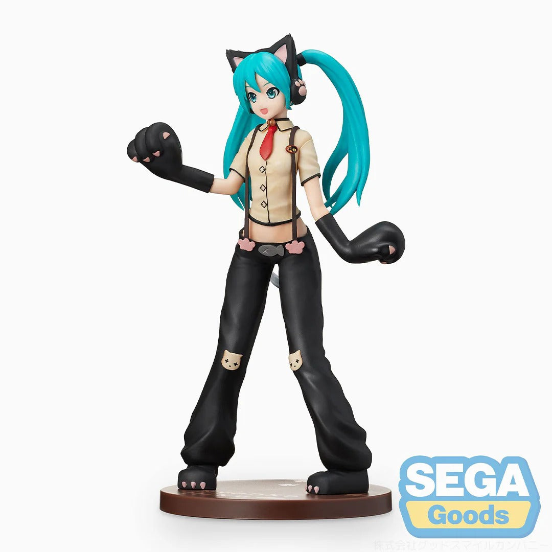 Figurine Vocaloid - Hatsune Miku Kitty Cat Project DIVA Arcade Future ToneFigu