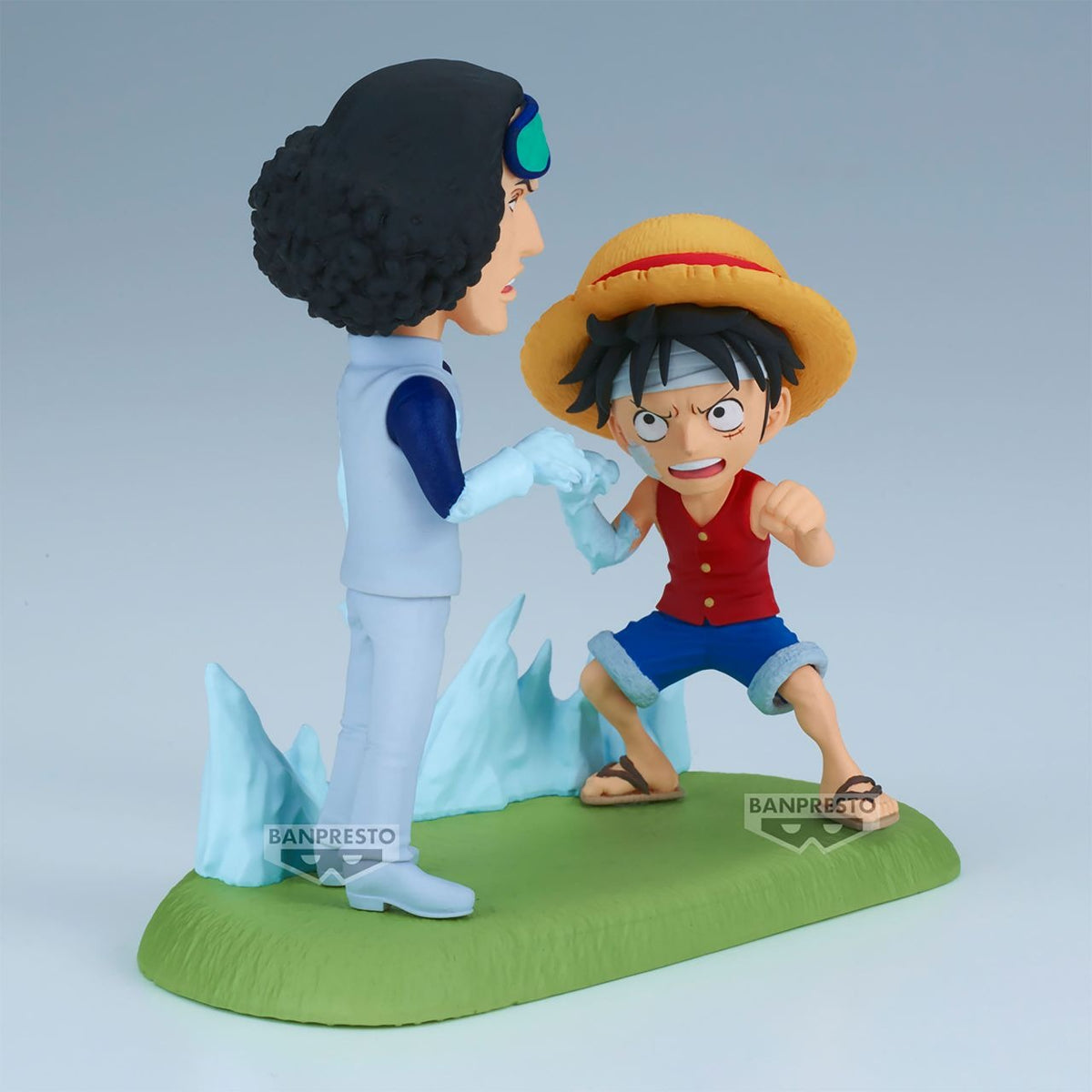 Figurine One Piece - Luffy vs Aokiji WCF Log Stories