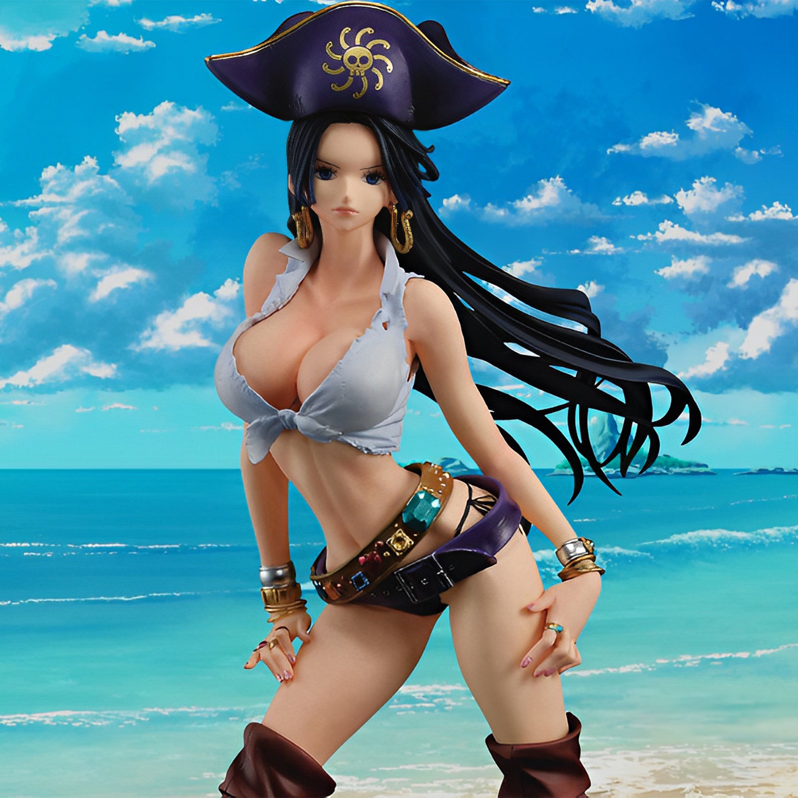 One Piece Figure - Boa Hancock Flag Diamond Ship Banpresto Chronicles