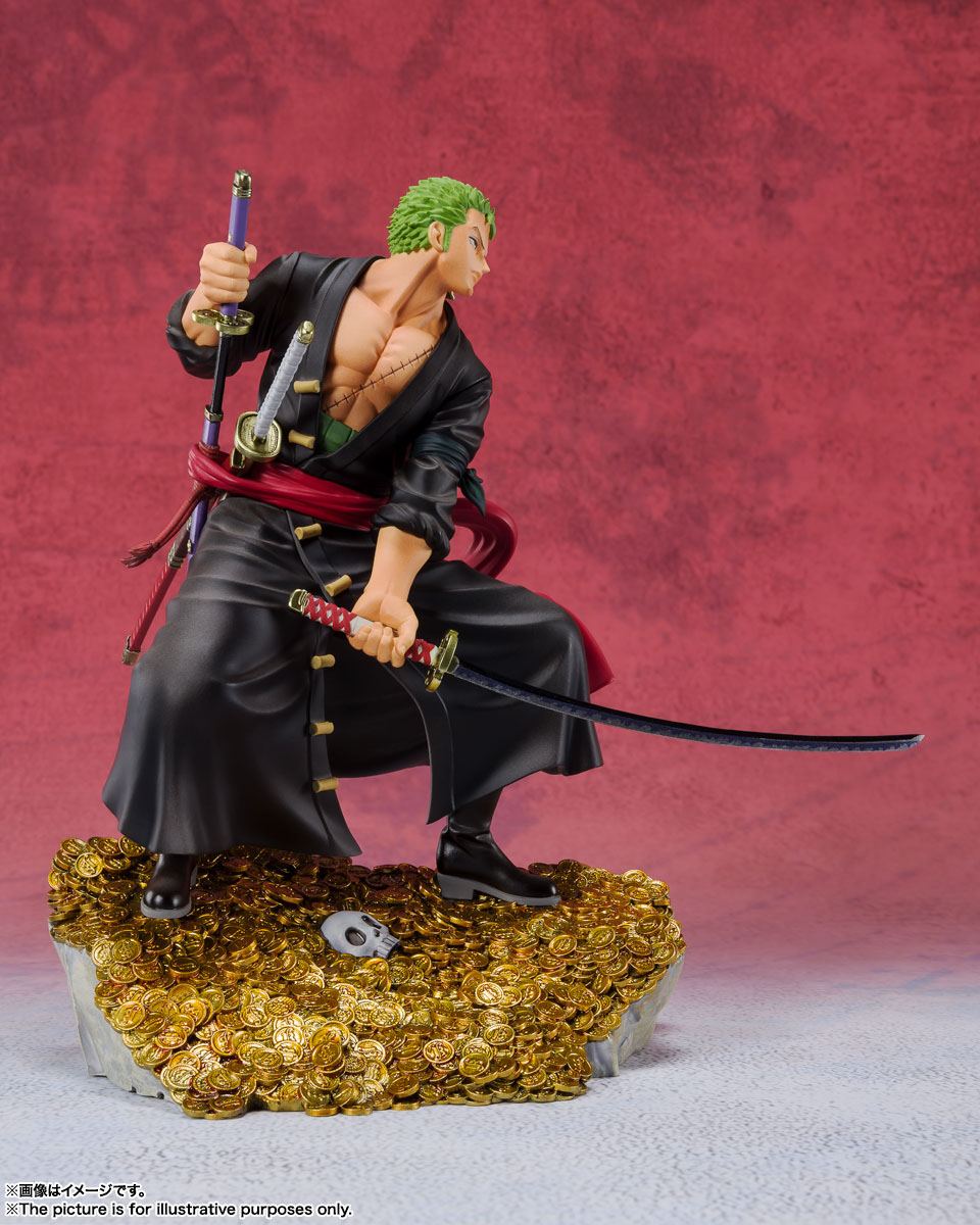 One Piece Figure - Roronoa Zoro Figuarts Zero 100WT Daikaizoku Hyakkei