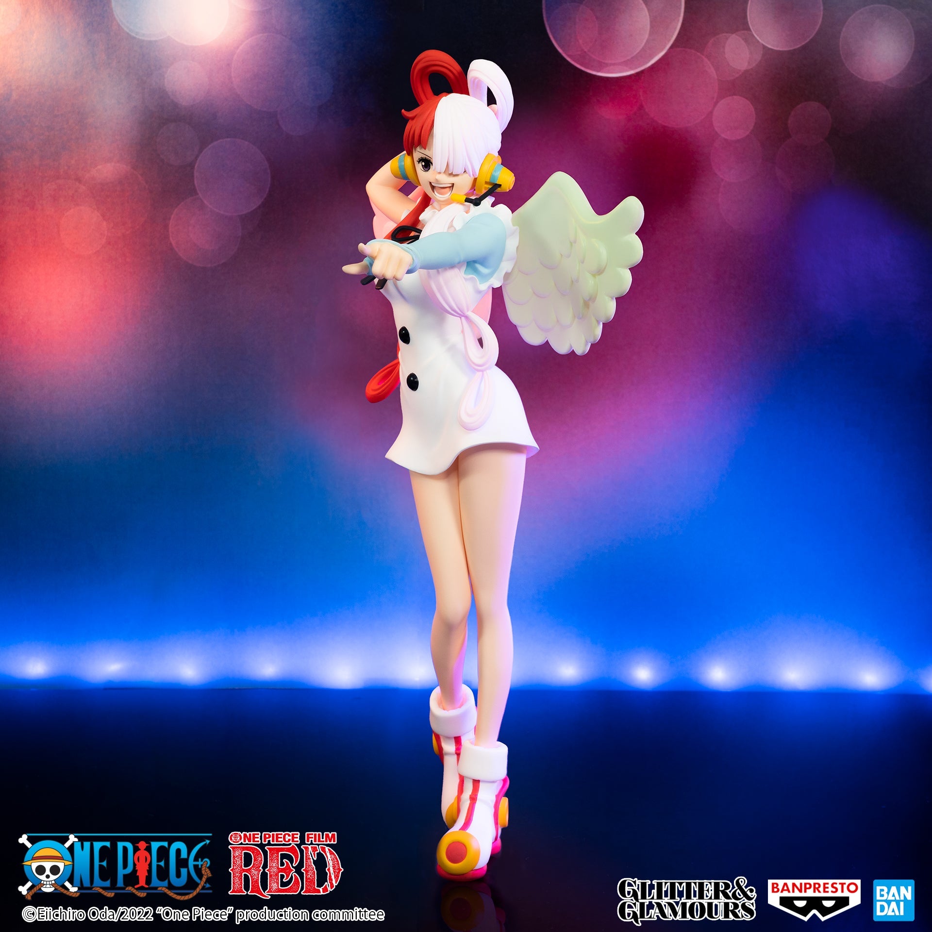 One Piece Figure - Uta Glitter&Glamours Film Red