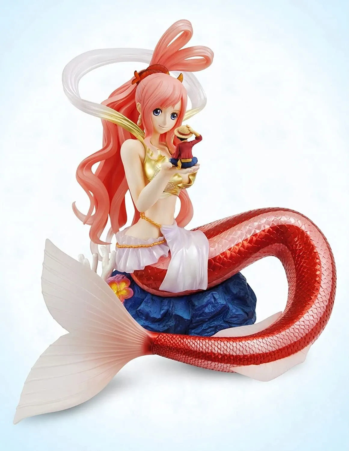 Figurine One Piece - Princesse Shirahoshi & Luffy Sailing Again P.O.P Megahouse