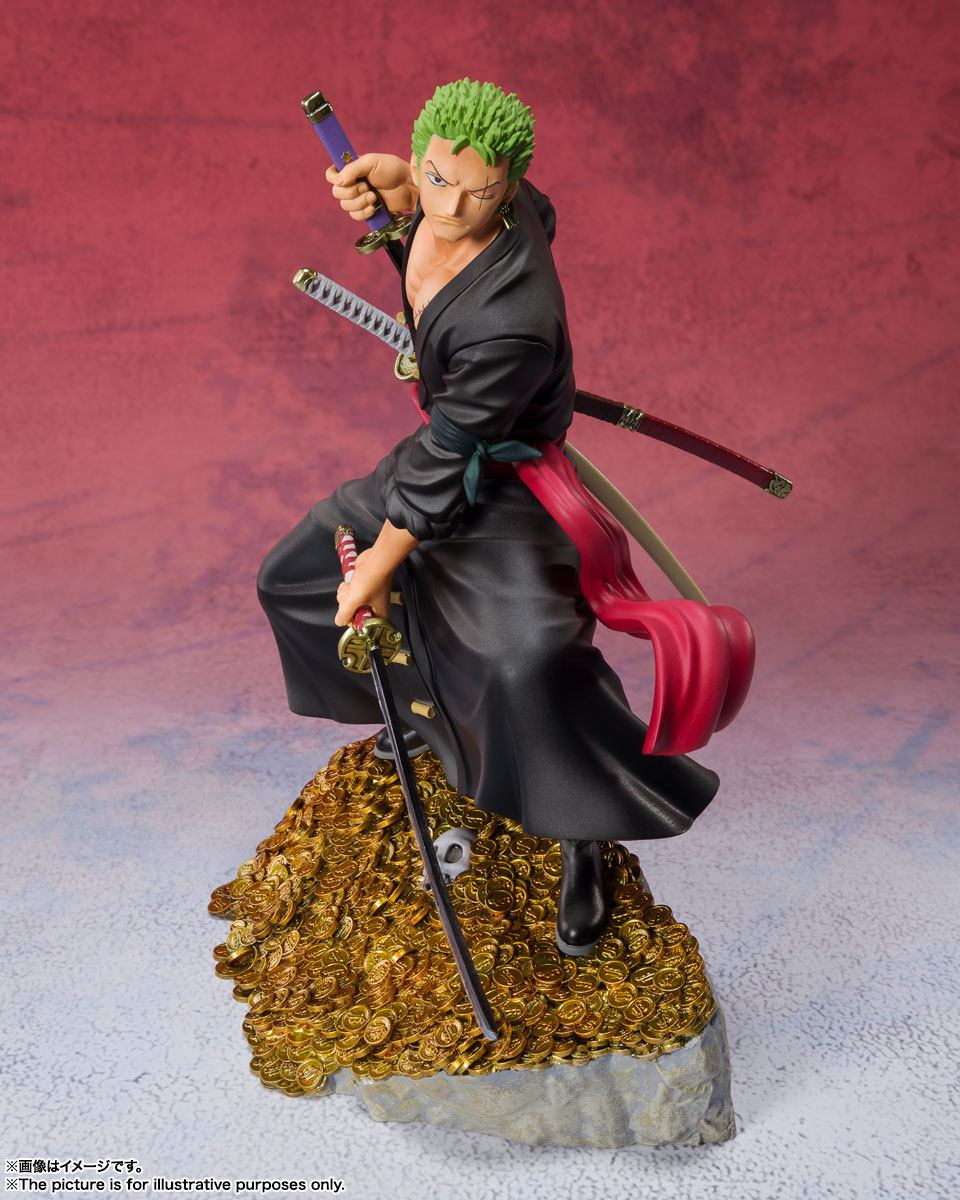 One Piece Figure - Roronoa Zoro Figuarts Zero 100WT Daikaizoku Hyakkei