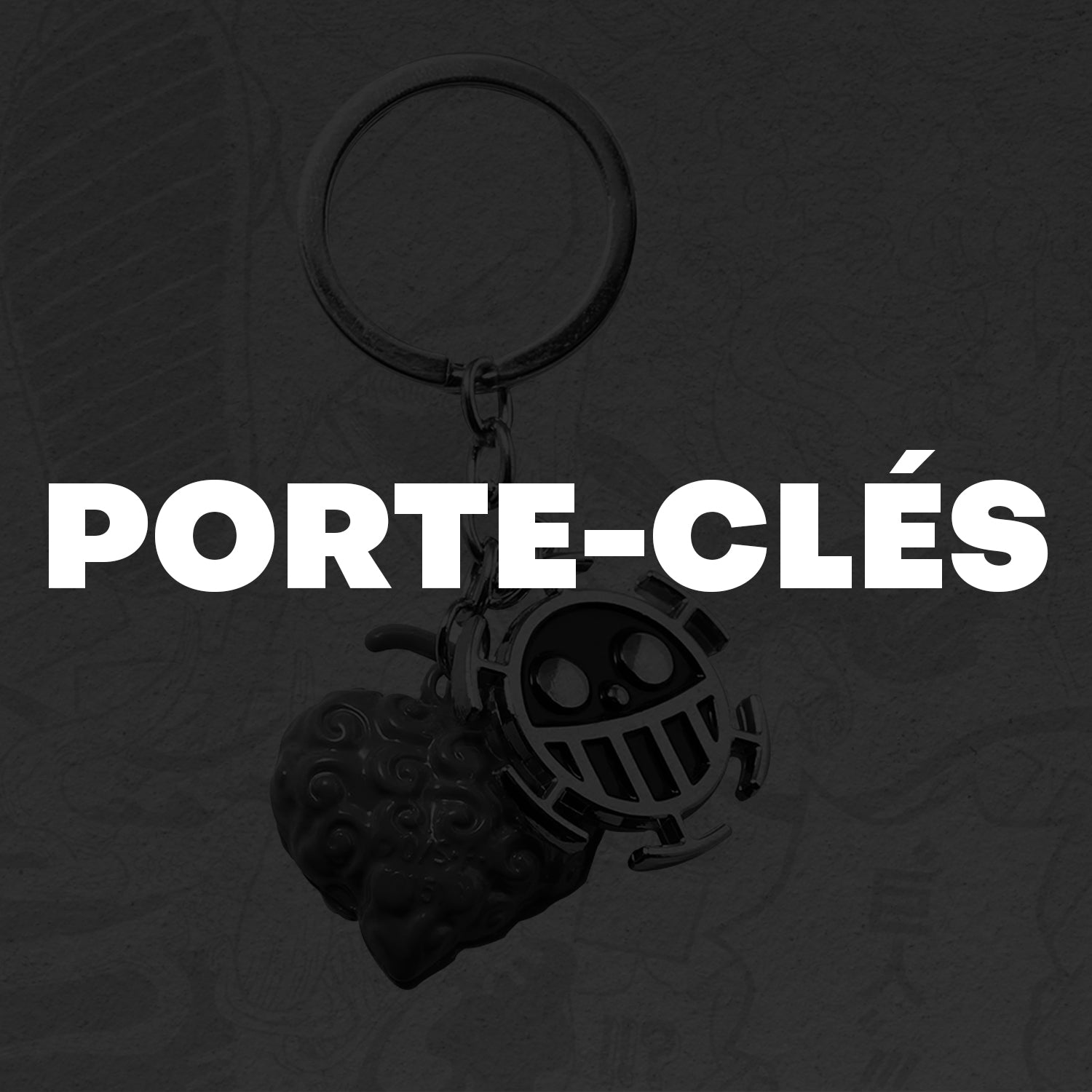 Porte Clef One Piece Symbole De Barbe Blanche - Boutique One Piece