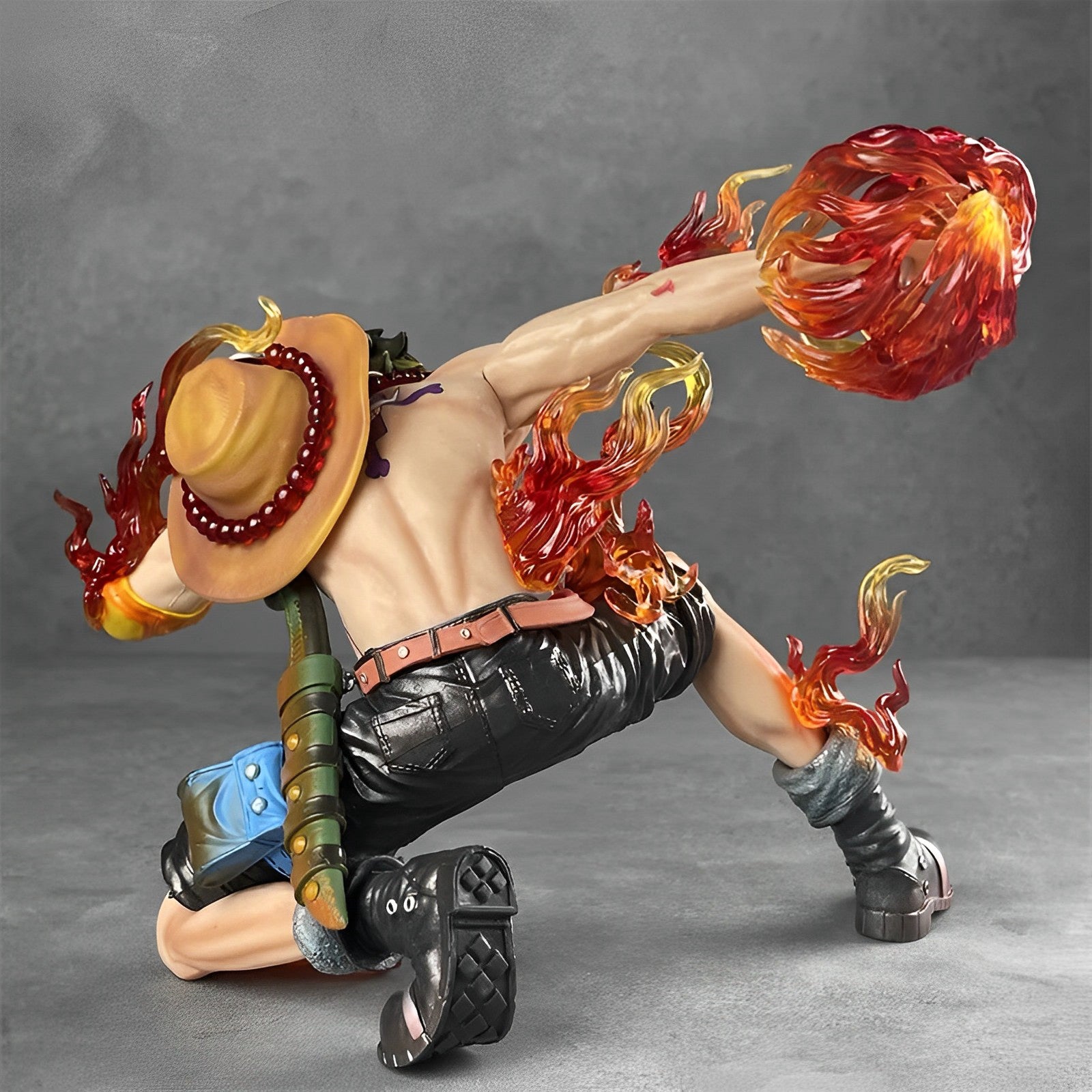 ace figurine one piece blaze flame