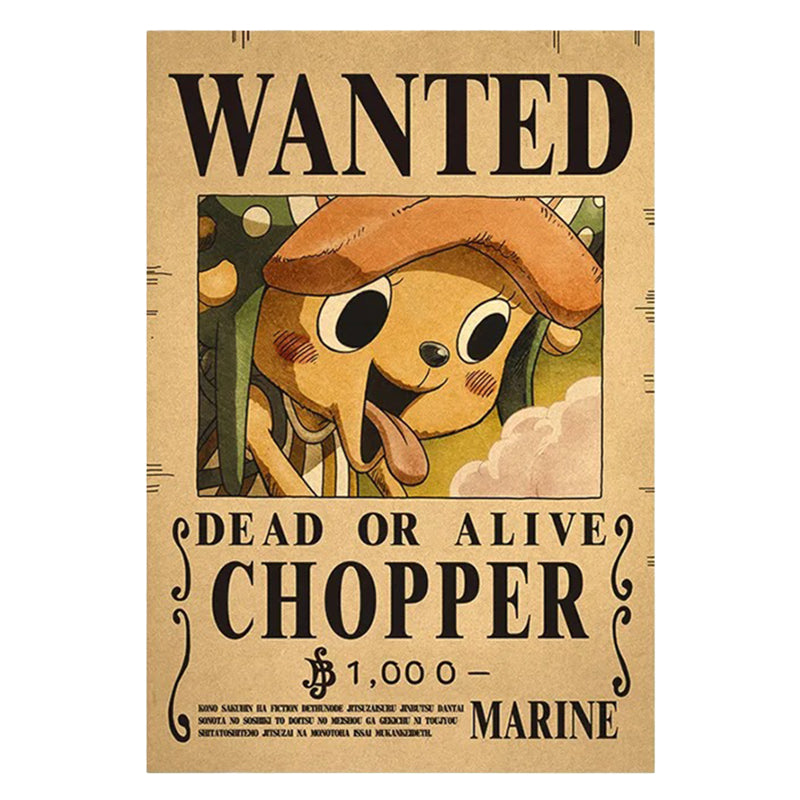 dernière affiche chopper wano