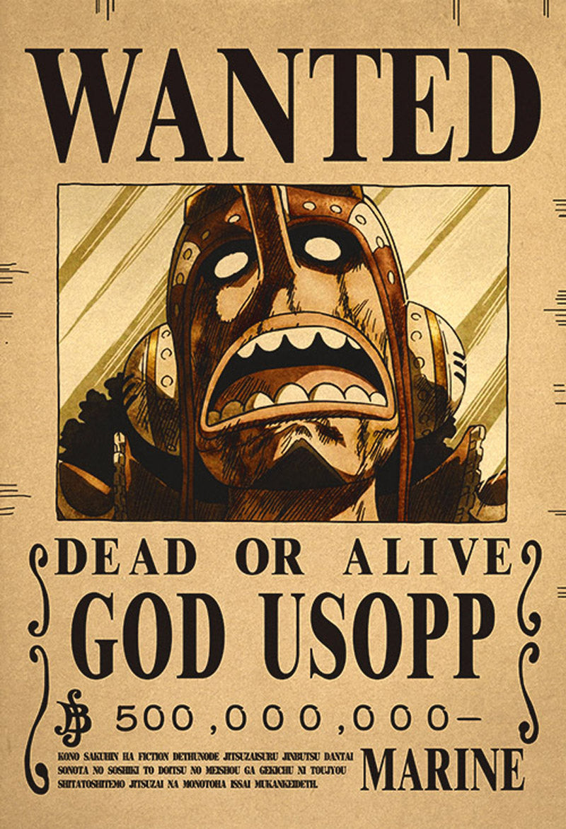 One Piece Wanted Poster - God Usopp