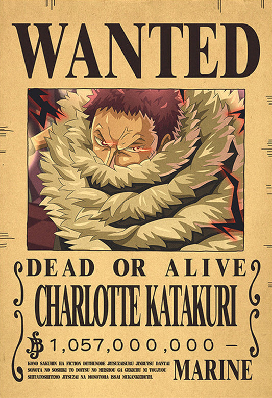 Affiche One Piece Wanted - Katakuri