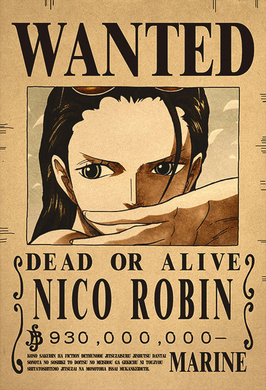 Affiche One Piece Wanted - Nico Robin