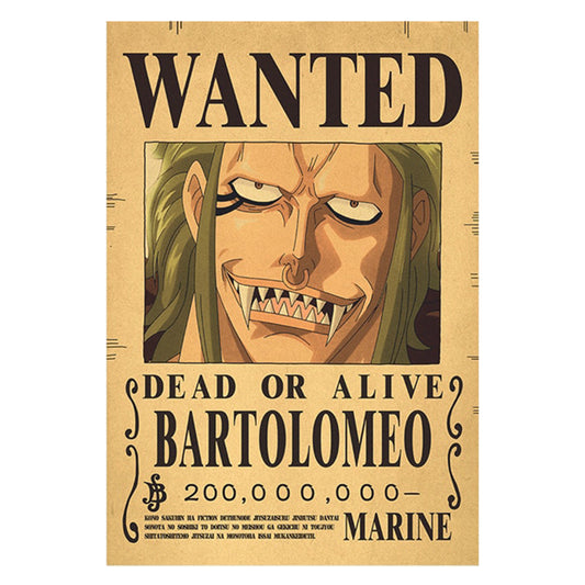 Affiche Wanted Bartolomeo