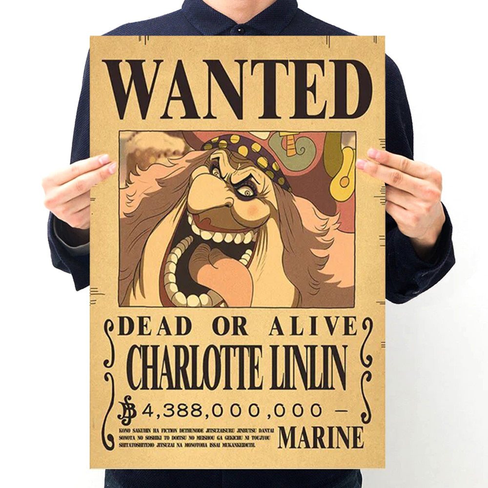 Charlotte Linlin - Big Mom Wanted poster one piece bounty (2023 updated  price ) Sticker for Sale by justchemsou