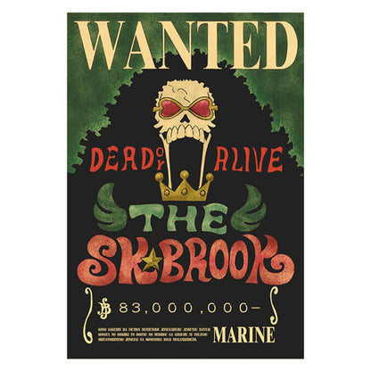 affiche_one_piece_wanted_brook