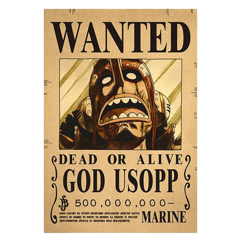Poster One Piece Wanted Usopp | Manga Planète Poster One Piece Wanted Usopp | Manga Planète