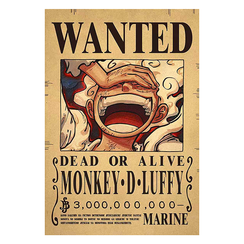 Close Up One Piece Poster Wanted Monkey D. Luffy (68cm x 98cm) 2 Pcs Close Up One Piece Poster Wanted Monkey D. Luffy (68cm x 98cm) 2 Pcs