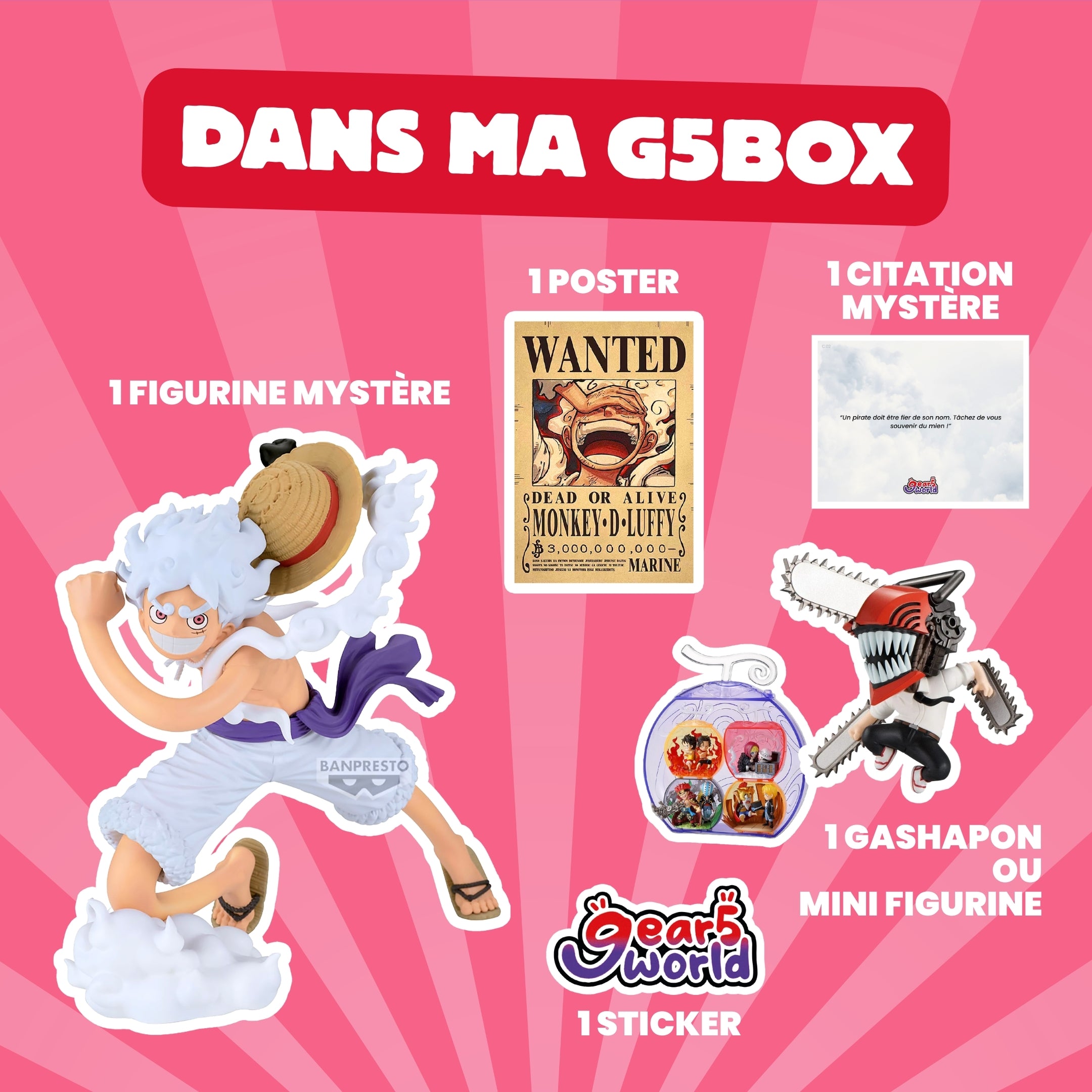 G5Box - Box Mystère Manga Animé