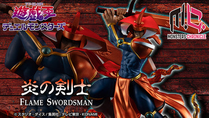 Collection figurine flame swordsman Yu-Gi-Oh monsters chronicle megahouse