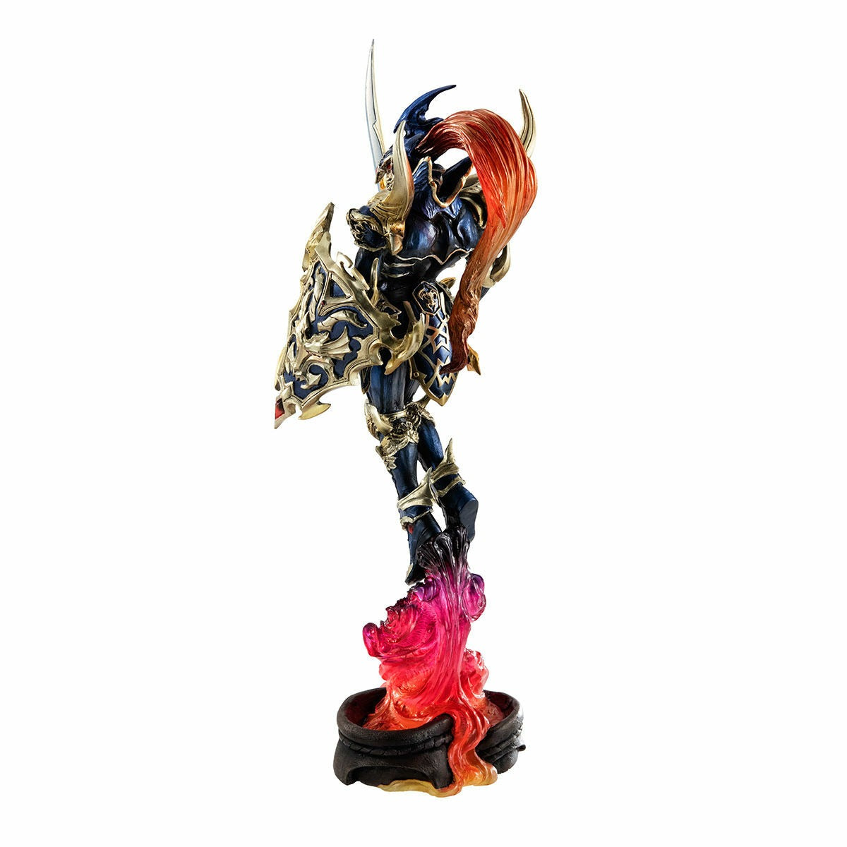Collection figurine soldat lustre noir Yu-Gi-Oh art works monsters megahouse