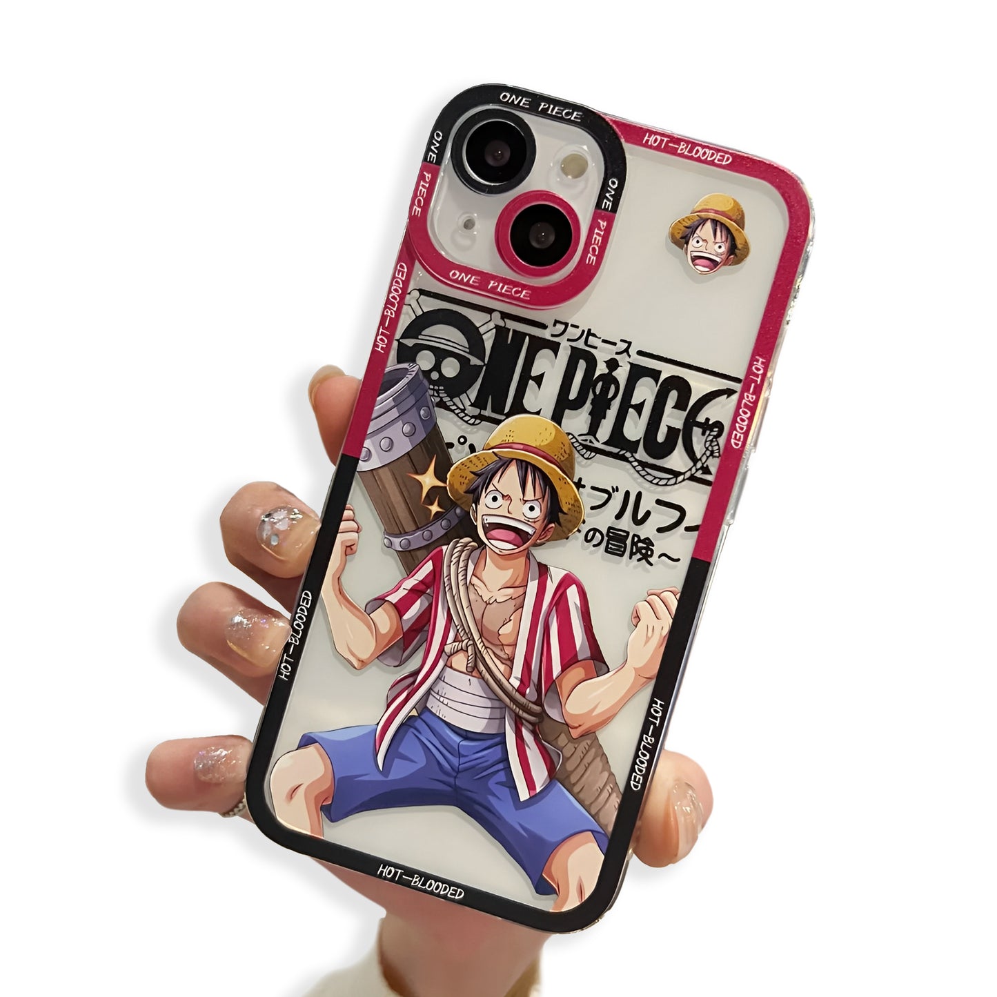 coque iphone transparent luffy mugiwara