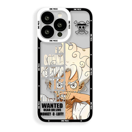 coque telephone transparent luffy gear fifth 5