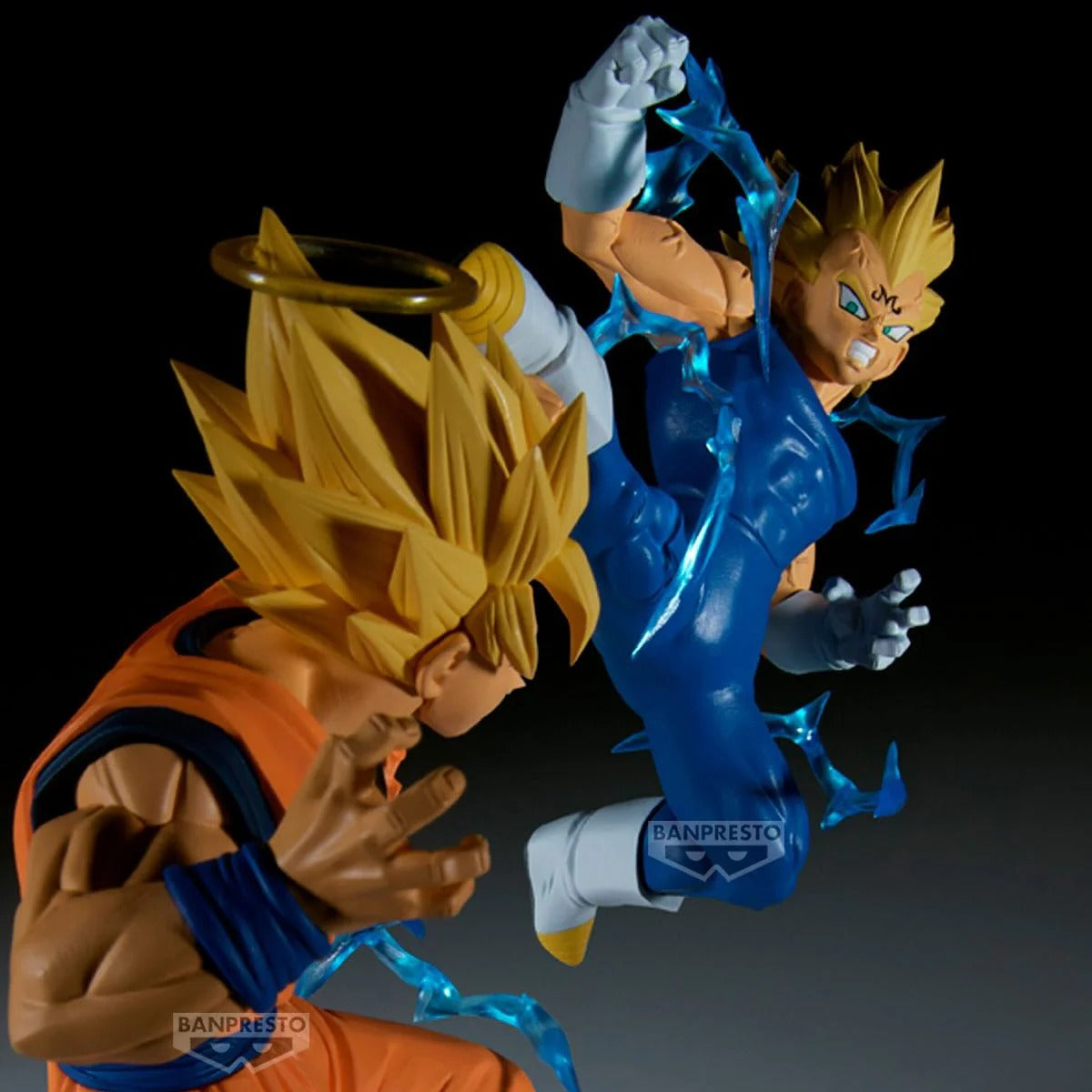 Figurine Dragon Ball - Goku SSJ2 vs Majin Vegeta Match Makers