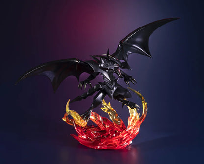 Dragon noir yeux rouges figurine Yugi Mutooh monsters chronicle megahouse