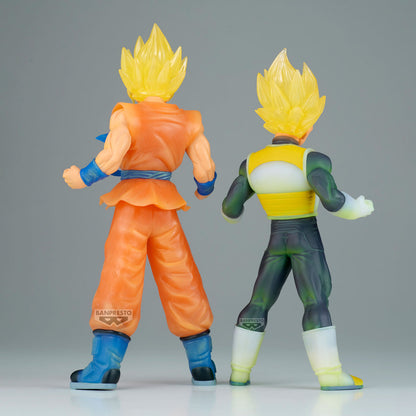Figurine Dragon Ball Super - Son Goku et Vegeta Clearise - vue ensemble