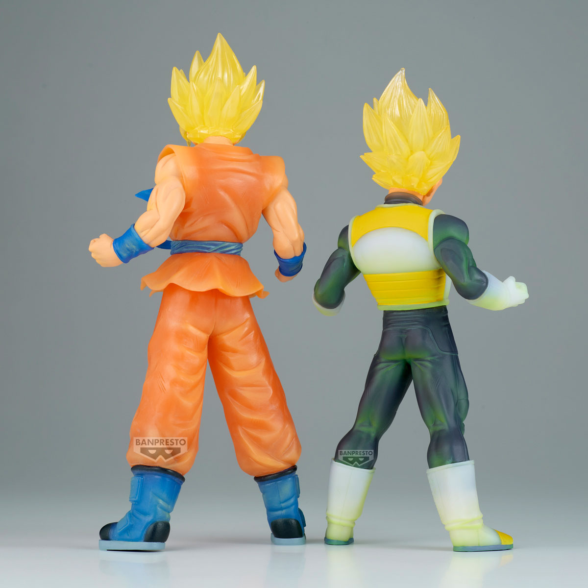 Figurine Dragon Ball Super - Son Goku et Vegeta Clearise - vue ensemble