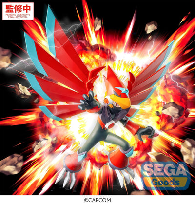 Figurine Mega Man Battle Network - Mega Man Falzar Beast Luminasta - vue 1