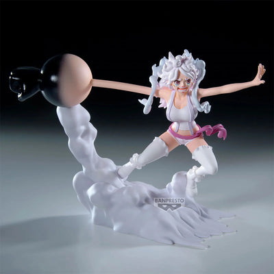 Figurine One Piece Jewelry Bonney et Luffy Gear 5 Senkozekkei Banpresto - photo 3