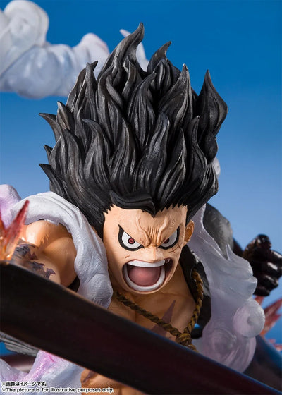 Figurine One Piece Luffy Gear 4 Snakeman King Cobra Figuarts Zero Tamashii Nations - photo 2