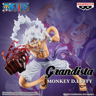 Figurine One Piece Luffy Gear 5 Grandista II Special Edition Banpresto