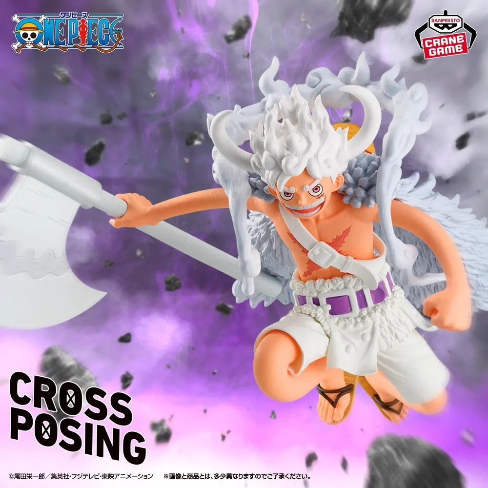 Figurine One Piece Luffy Gear 5 II Cross Posing Banpresto