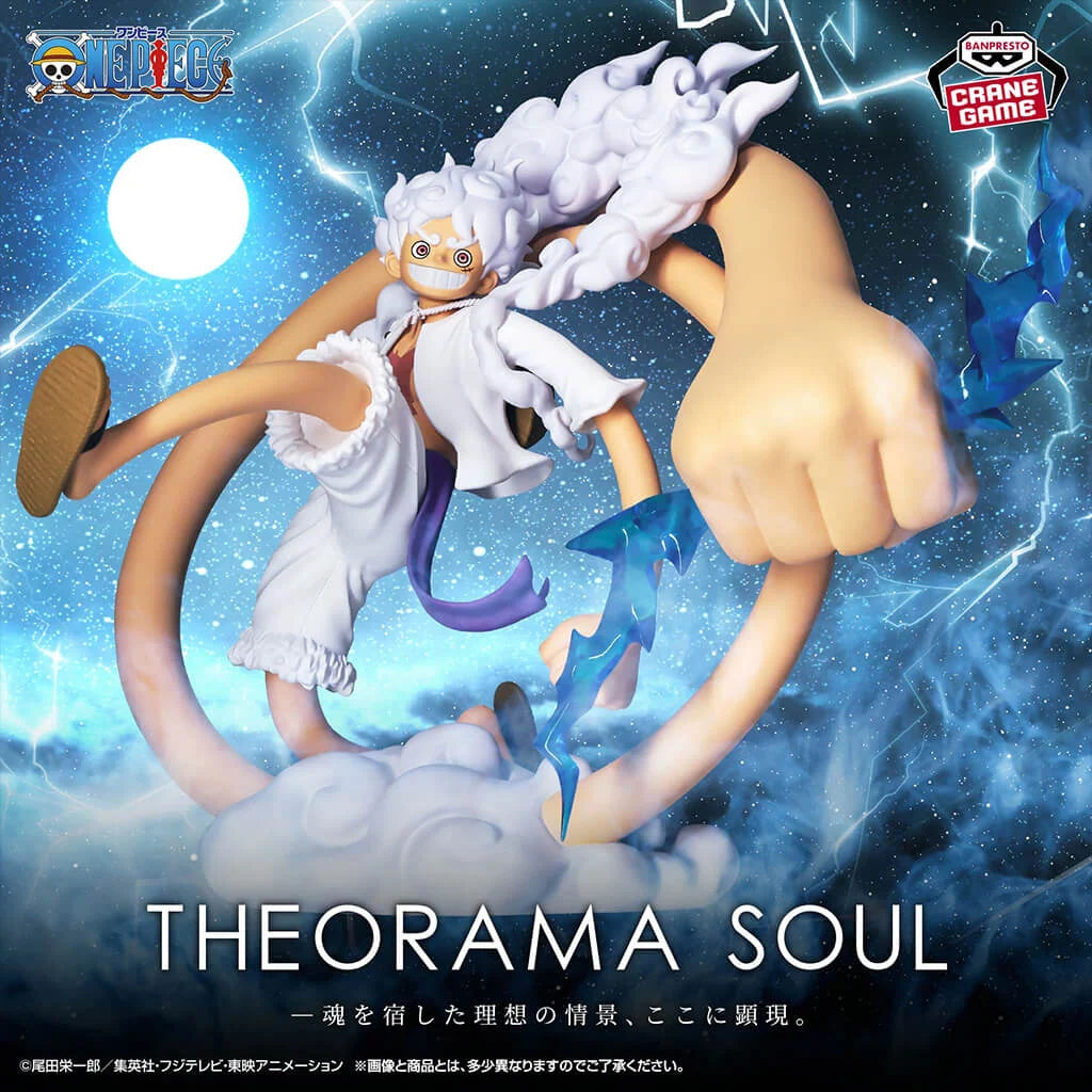 Figurine One Piece Luffy Gear 5 Theorama Soul Banpresto